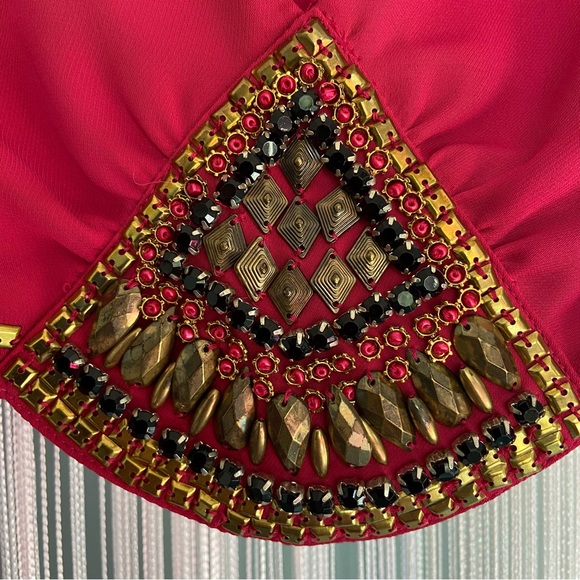 Bebe Embellished Crop Shirt NWT Size XS - Picture 4 of 17